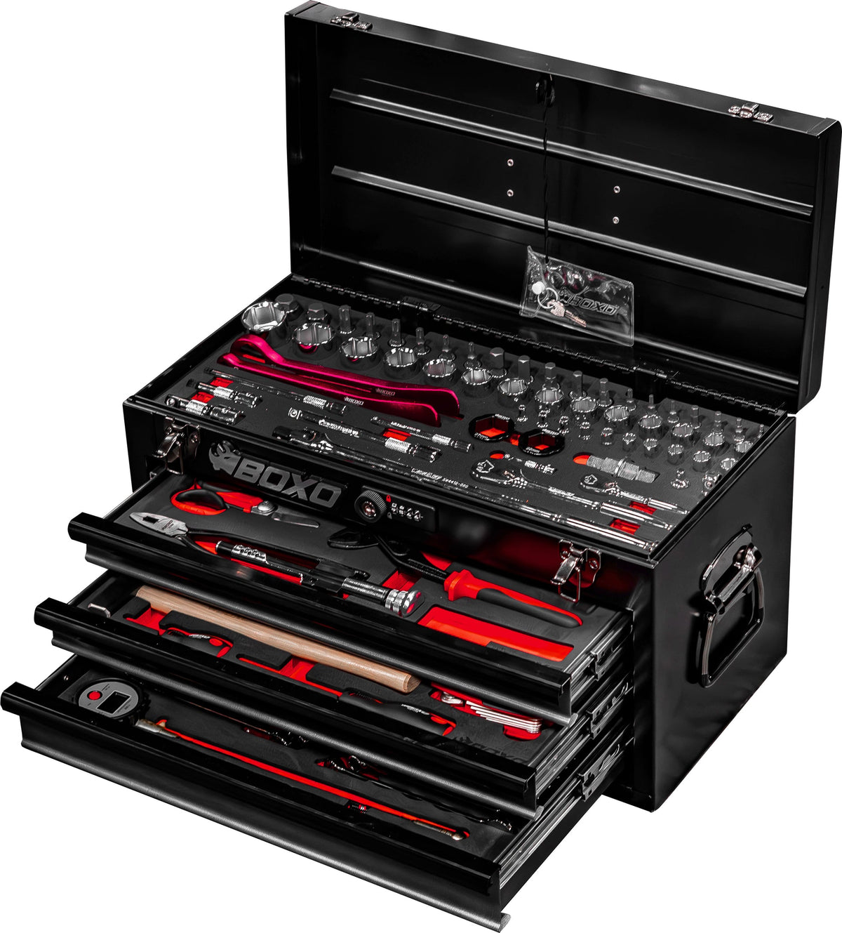 Boxo KIT-TB20-TC1 3 Drawer Carry Box & Tool Set