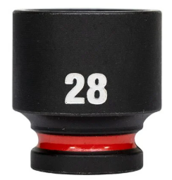 Milwaukee 28mm Shockwave Impact Duty 1/2" Drive Impact Socket Shallow