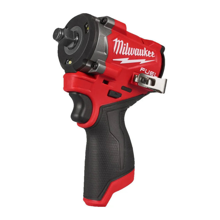 Milwaukee M12FCIWF38G3-0 3/8" Compact Impact Wrench + M12FHIR38LR-0 3/8" Drive High Speed Ratchet (Body Only) + FREE Milwaukee PACKOUT™ Backpack Bundle