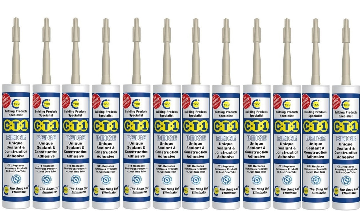 CT1 Sealant & Adhesive Beige 290ml (Box of 12)