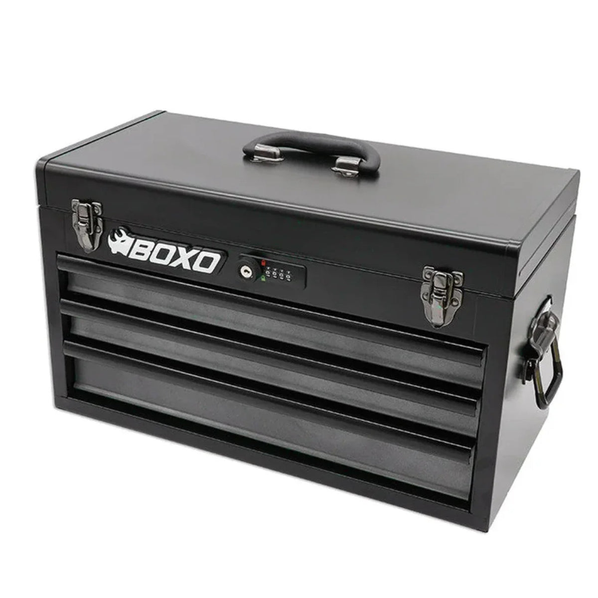 Boxo ECC20301L-SBK1 3 Drawer Tool Box With Combination Lock