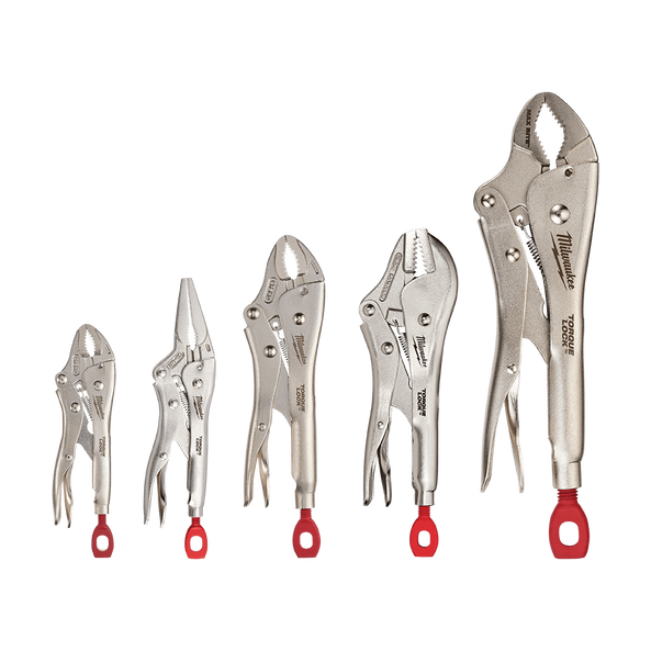Milwaukee 48223695 Torque Locking Pliers Kit - 5 Piece