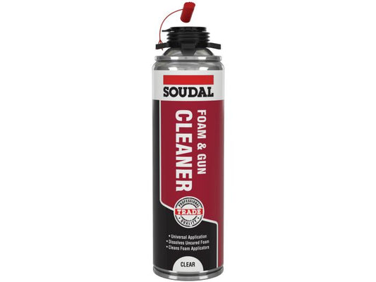 Soudal 116924 Trade Foam & Gun Cleaner - Box Of 12