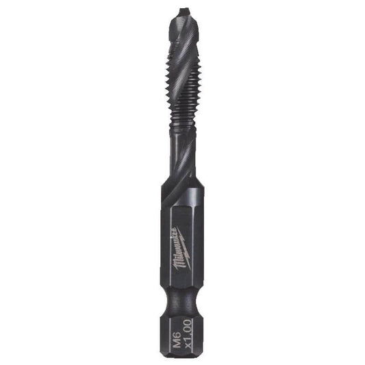 Milwaukee M6 x 57mm 1/4" Hex HSS-G Combi Drill Tap
