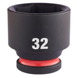 Milwaukee 32mm Shockwave Impact Duty 1/2" Drive Impact Socket Shallow