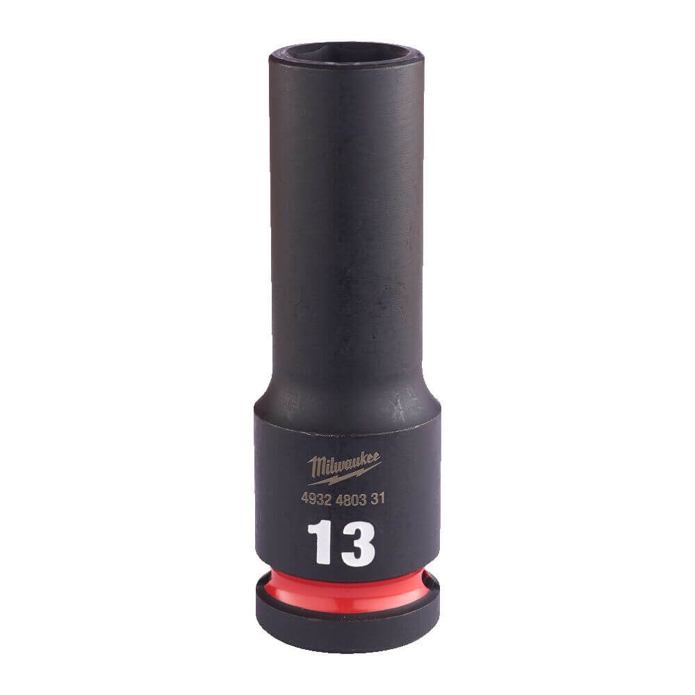 Milwaukee 13mm Shockwave Impact Duty 1/2" Drive Impact Socket Deep
