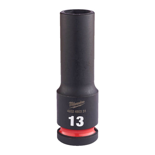 Milwaukee 13mm Shockwave Impact Duty 1/2" Drive Impact Socket Deep