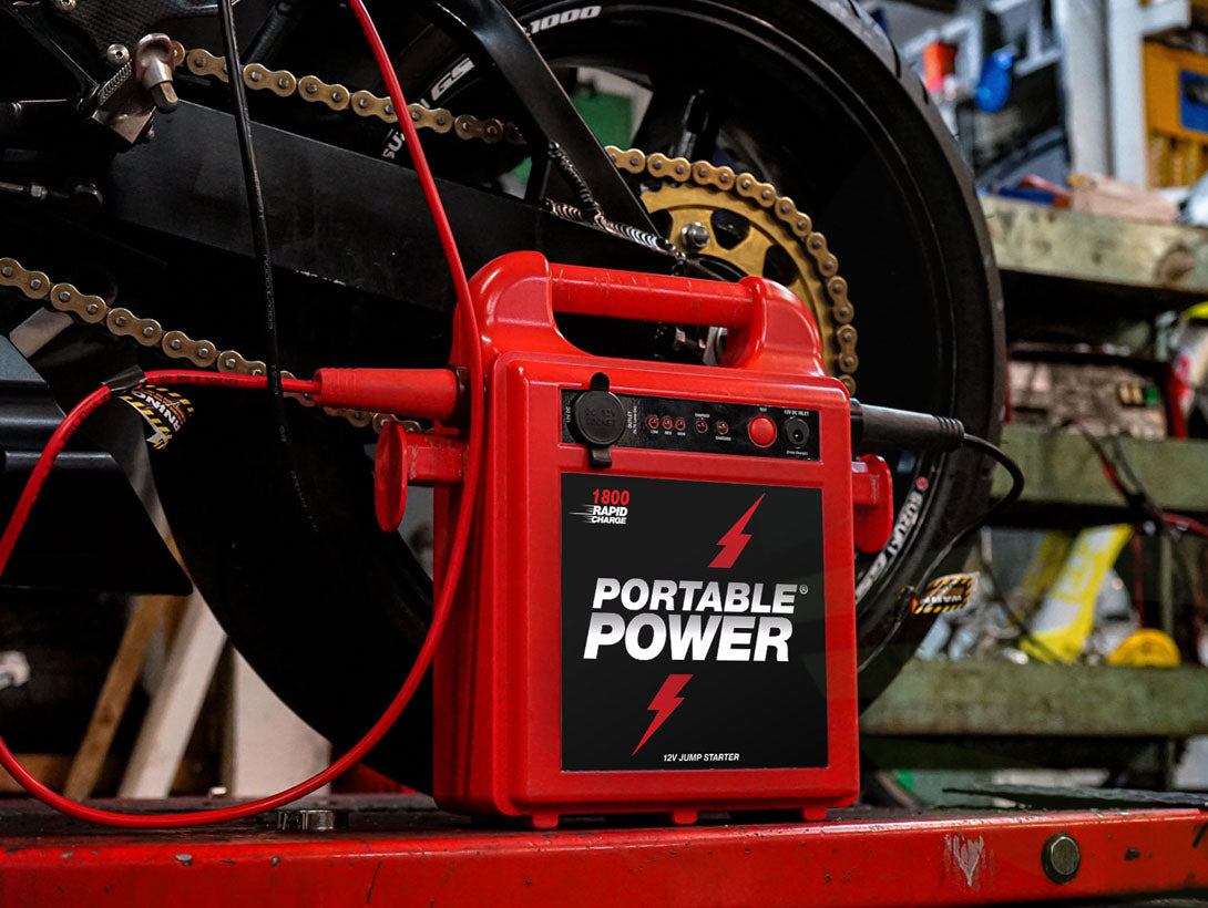 Portable Power 1800RC Jump Starter with 80cm Leads