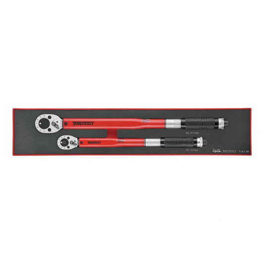 Teng Tools TEX1238 3/8" & 1/2" Drive Torque Wrench Set In Foam