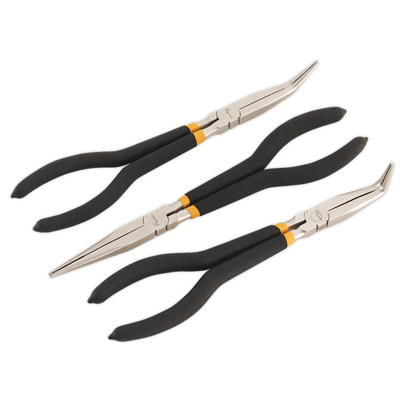 Sealey 
Premier Needle Nose Pliers Set Ni-Fe Finish 280mm 3pc