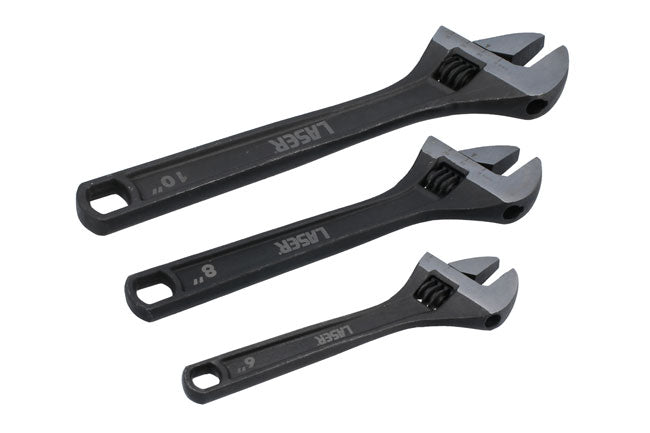 Laser Adjustable Wrench Set 3pc