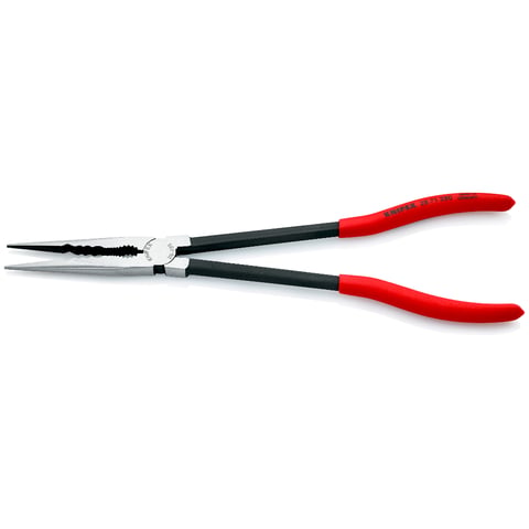 Knipex 28 71 280 Straight Long Reach Need Nose Pliers With Transverse Profiles - 280mm