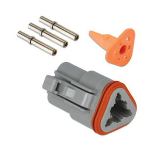 Laser 37499 Deutsch 3 Pin Plug Connector Kit 5pc