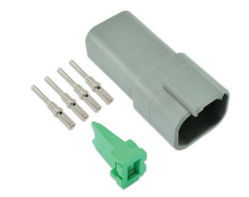 Laser 37506 Deutsch 4 Pin Receptacle Connector Kit 6pc
