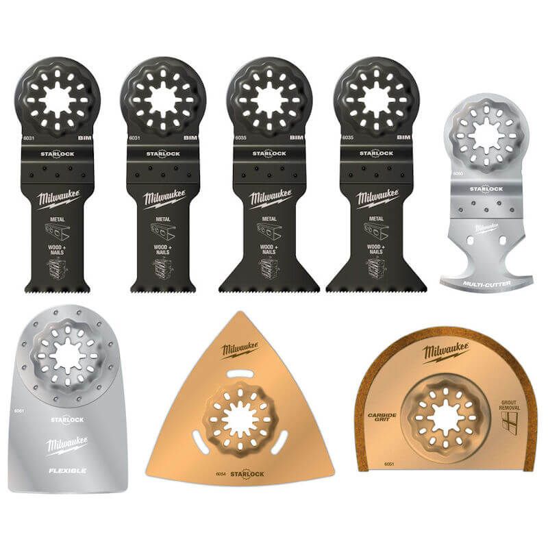 Milwaukee 8 Piece Renovation StarLock Multi-Tool Blade Set