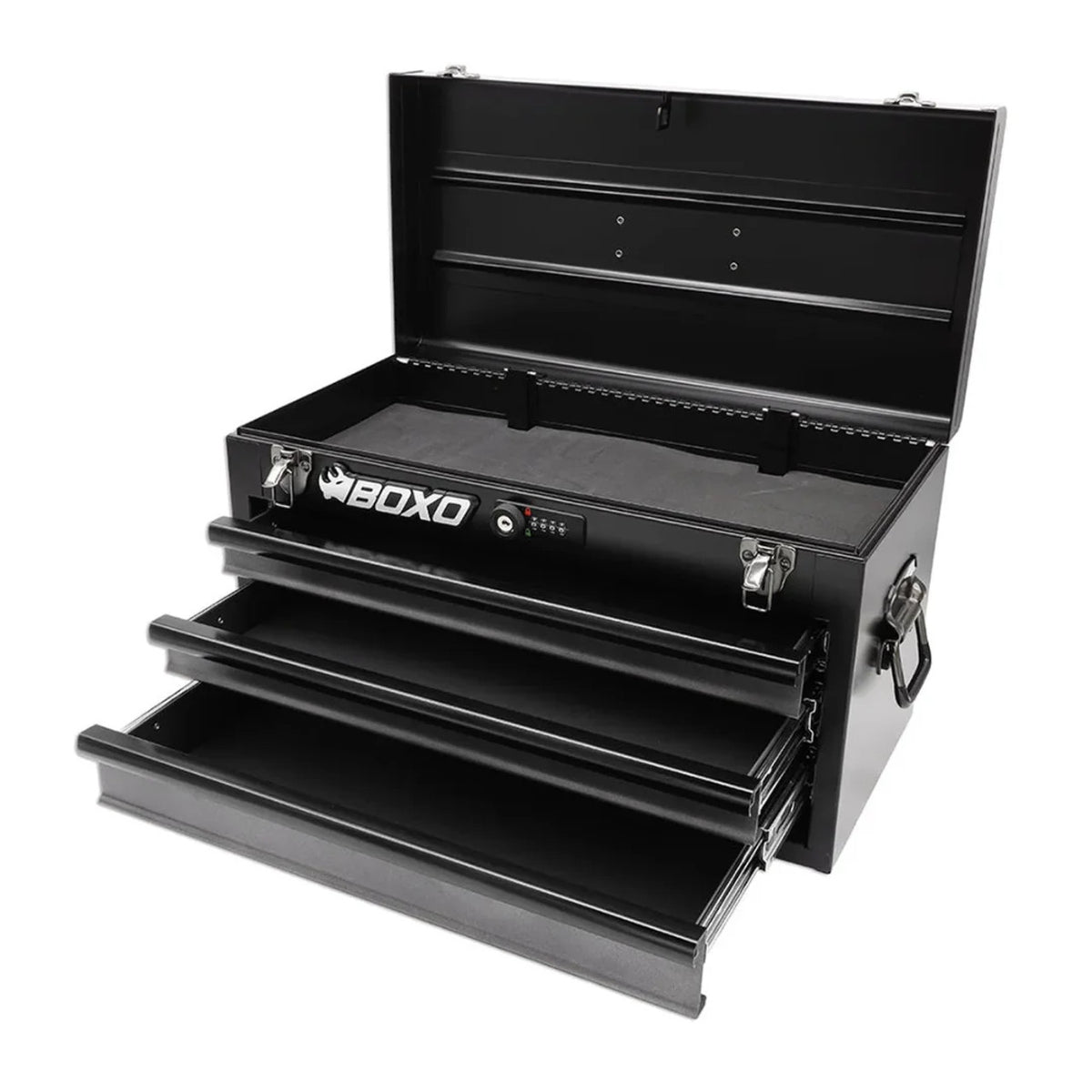 Boxo ECC20301L-SBK1 3 Drawer Tool Box With Combination Lock
