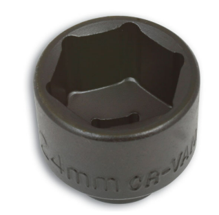 Laser 4198 3/8" Drive Oil Filter Socket - 24mm