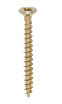 Timco 40040SOLOC Solo Chipboard & Woodscrews PZ Double Countersunk - Yellow (4 x 40mm)