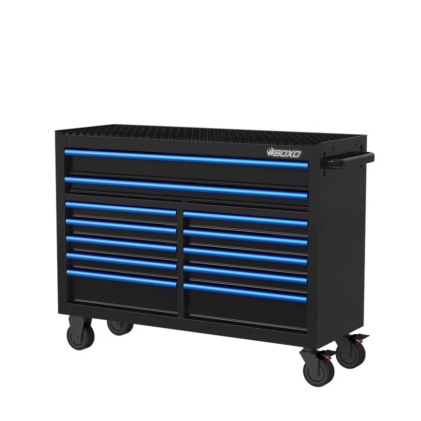 BOXO 53" 12 Drawer Roll Cab with Drawer Trims - KIT-TB53ROLL