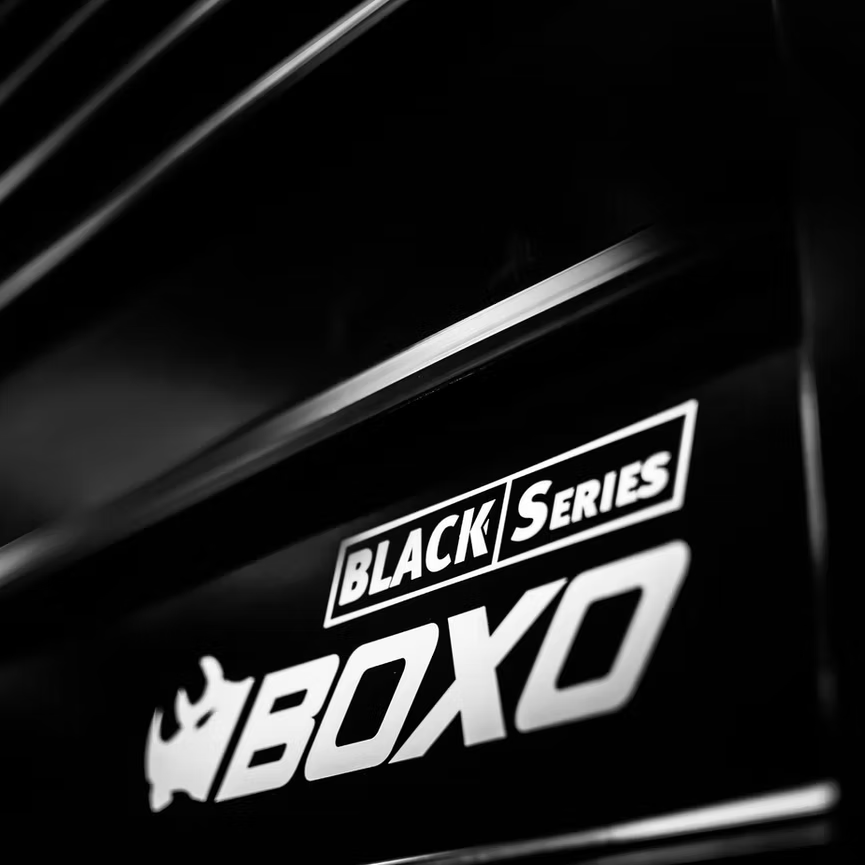 BOXO Black Series 27" 7 Drawer Toolbox Roll Cab And Composite Top - KIT-TB267-BKBK