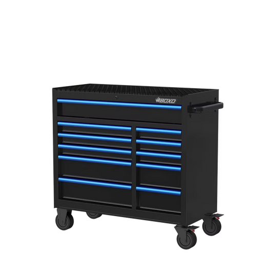 BOXO 41" 11 Drawer Roll Cab with Drawer Trims - KIT-TB41ROLL-A