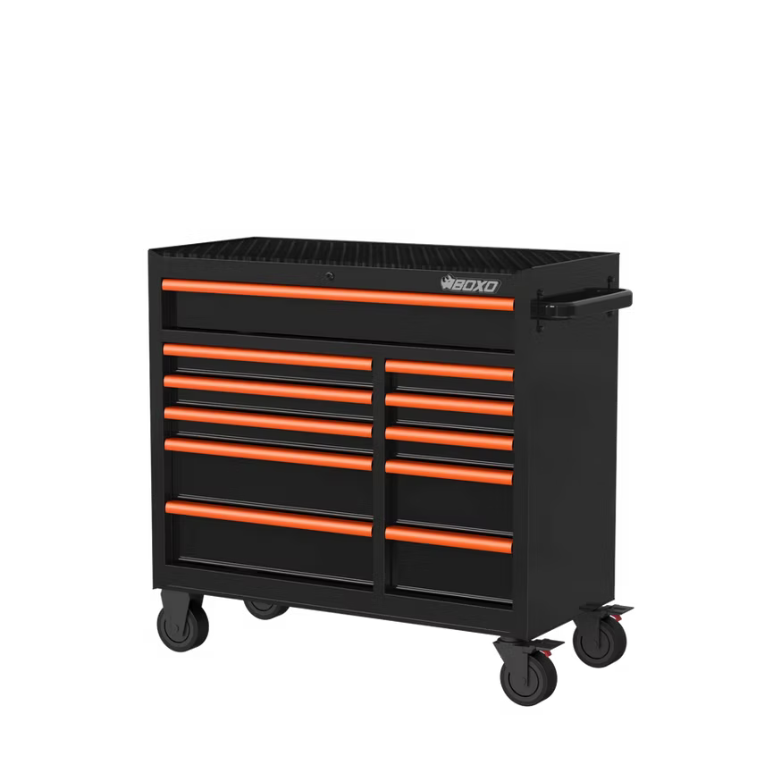 BOXO 41" 11 Drawer Roll Cab with Drawer Trims - KIT-TB41ROLL-A