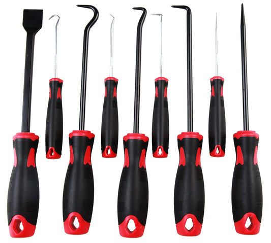 Powerhand SIN-300.0001 Hook, Pick & Scraper Set - 9 Piece