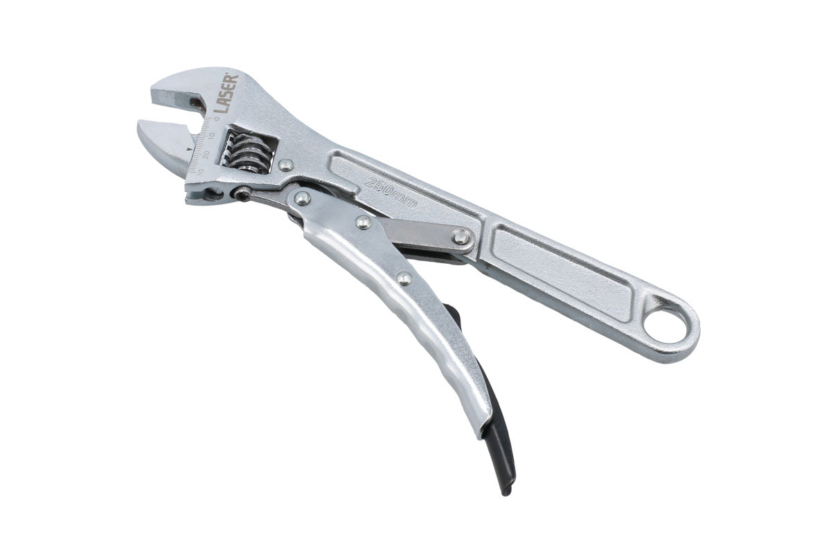 Laser 8975 Locking Adjustable Wrench - 250mm