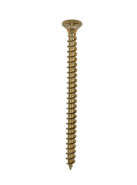 Timco 40060SOLOC Solo Chipboard & Woodscrews PZ Double Countersunk - Yellow (4 x 60mm)
