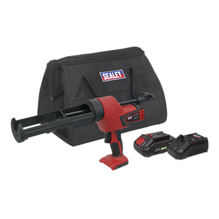Sealey 
SV20 Series 310ml Cordless Caulking Gun Kit 20V 2Ah