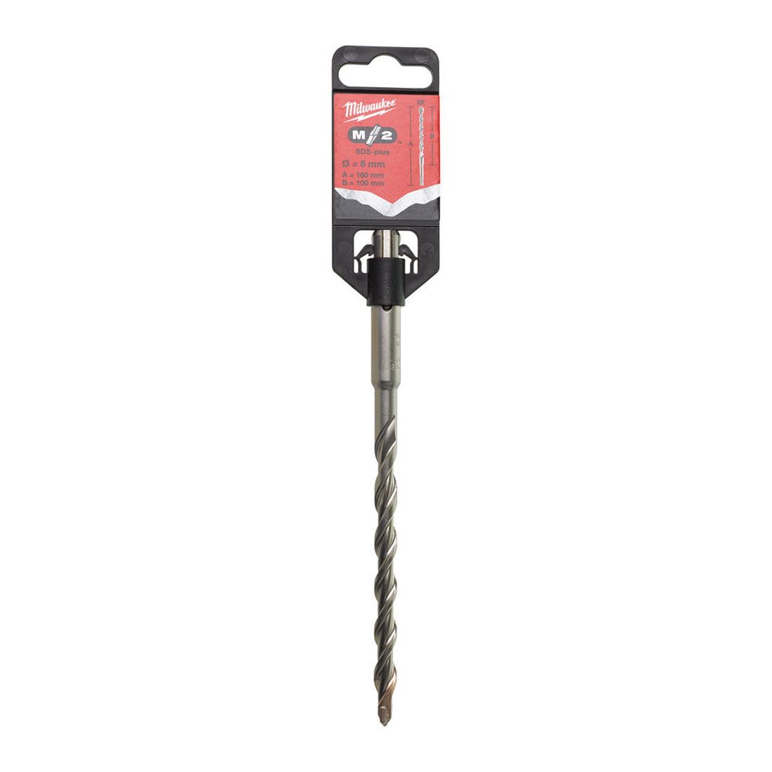 Milwaukee SDS+ Drill Bits M2-2Cut 8x160mm (4932307071)