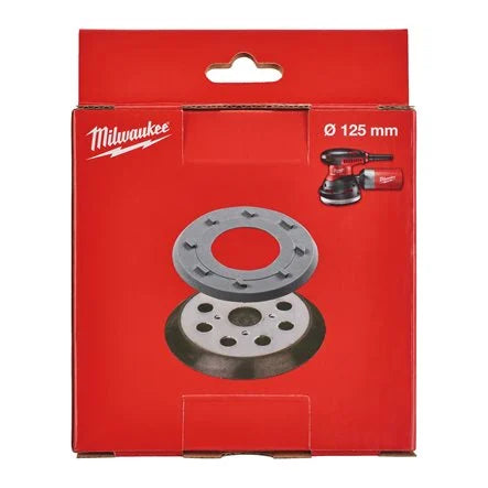 Milwaukee Sanding Pad Base Plate - 125 mm 8 Holes x 1 pc - 4932430091