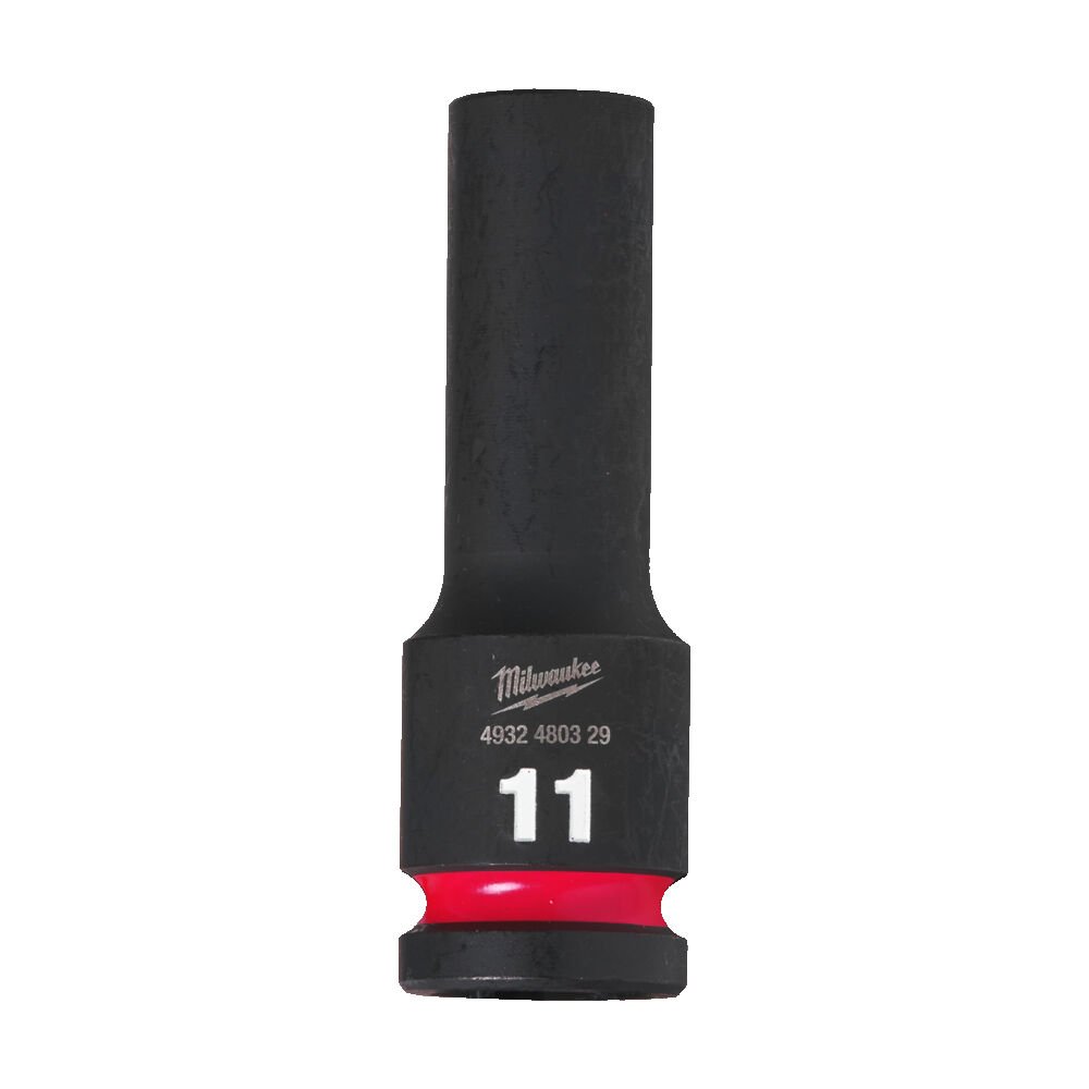 Milwaukee 11mm Shockwave Impact Duty 1/2" Drive Impact Socket Deep