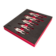 Milwaukee 4932493634 5pc Torque Lock Locking Pliers Set with Foam Insert Steel Storage