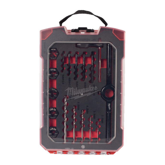 Milwaukee 17 Piece Metric Tap & Die Set - 4932498720