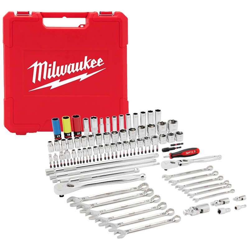 Milwaukee 108 Piece 1/4", 3/8" & 1/2" Drive Mechanics Set 4932501845