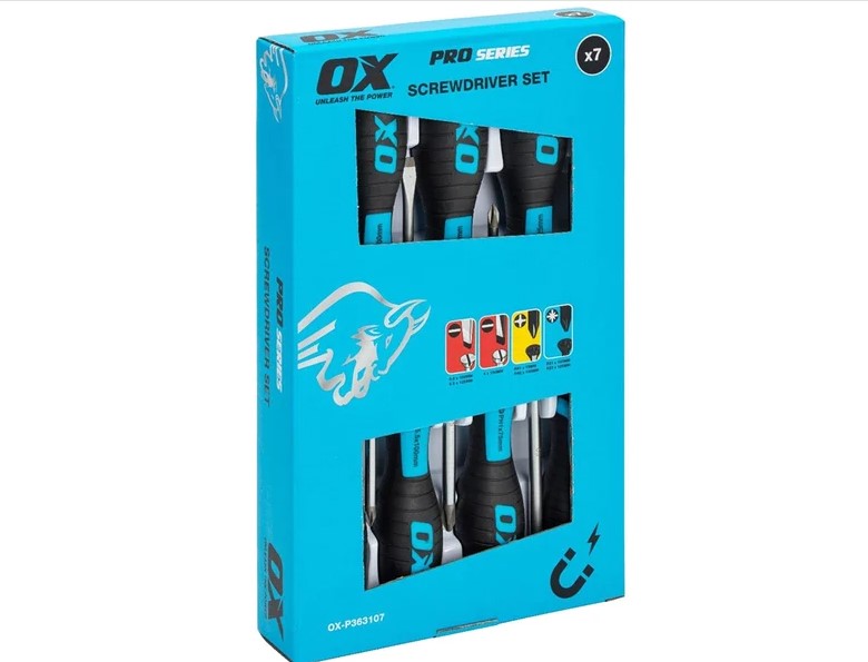 Ox Tools OX-P363107 Pro 7 Piece Screwdriver Set