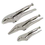 Sealey 
Premier Locking Pliers Set 3pc