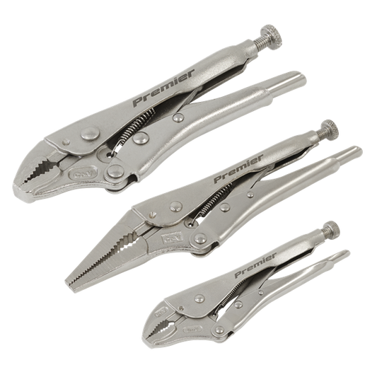 Sealey 
Premier Locking Pliers Set 3pc