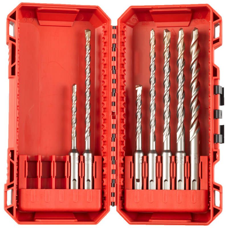 Milwaukee 7 Piece M2 2 Cut SDS+ Drill Bit Set