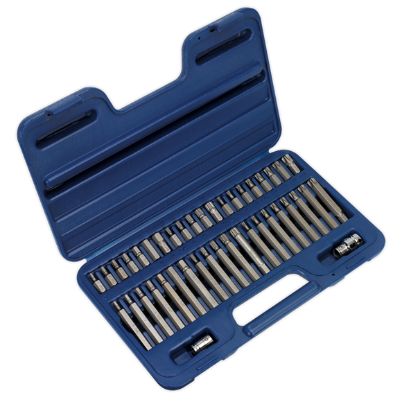 Premier TRX-Star*/Hex/Spline Bit Set 3/8" & 1/2"Sq Drive 42pc