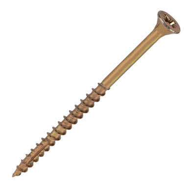 Reisser 8221S220500804 Cutter Pozi Yellow Wood Screw 5 x 80 mm - Craft Pack - Box of 200