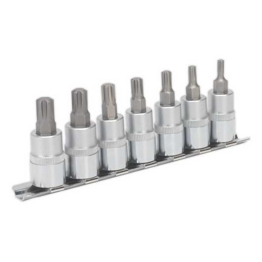 Sealey AK6232 3/8" Drive Ribe Socket Bit Set