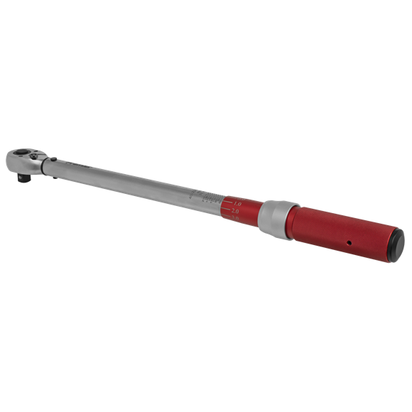 Sealey  Premier Calibrated Micrometer Torque Wrench 1/2"Sq Drive 40-220Nm