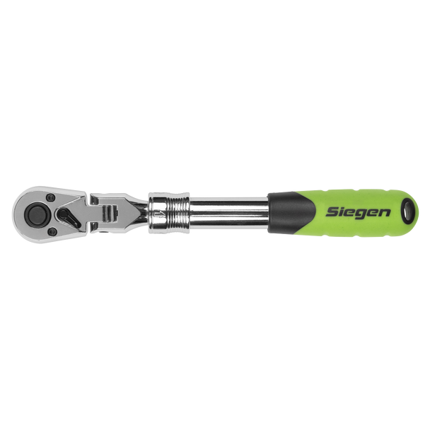 Sealey 
Siegen Extendable Flexi-Head Ratchet Wrench 3/8"Sq Drive
