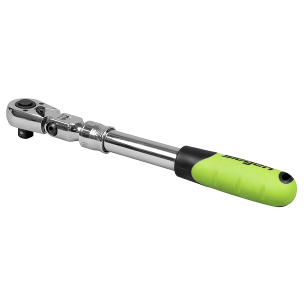 Siegen Extendable Flexi-Head Ratchet Wrench 1/2"Sq Drive