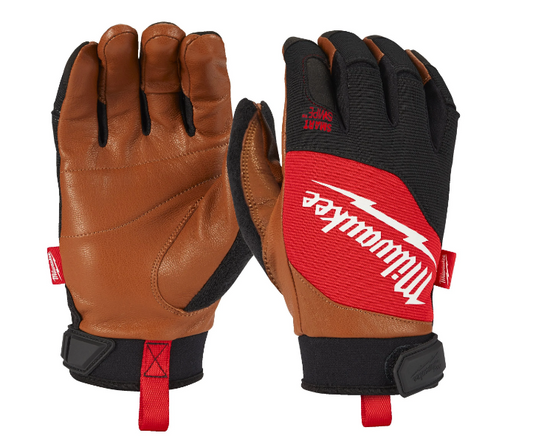 Milwaukee  Hybrid Leather Gloves - Various Sizes