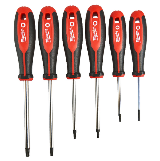 Milwaukee 4932471809 Tri Lobe Screwdriver Torx Set - 6 Piece