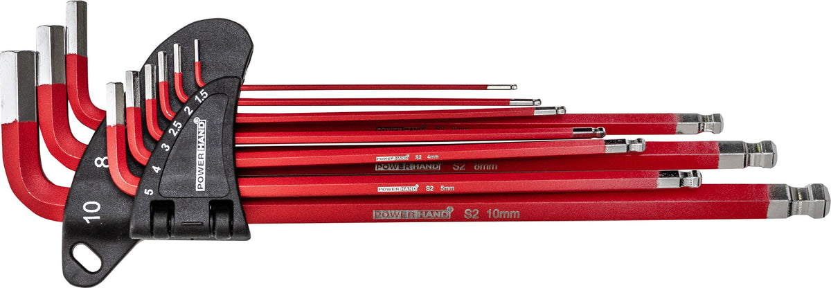 Powerhand SIN-900.1003 Magnetic Hex Key Set - 9 Piece
