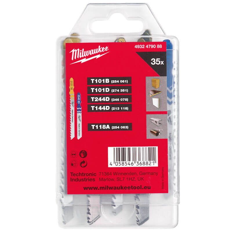Milwaukee 35 Piece Jigsaw Blade Set - 4932479088